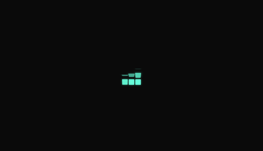 Folding Cube Grid Spinner — preview