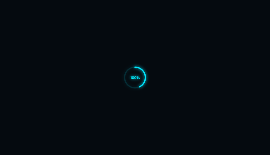 Progress Arc Fill Spinner — preview