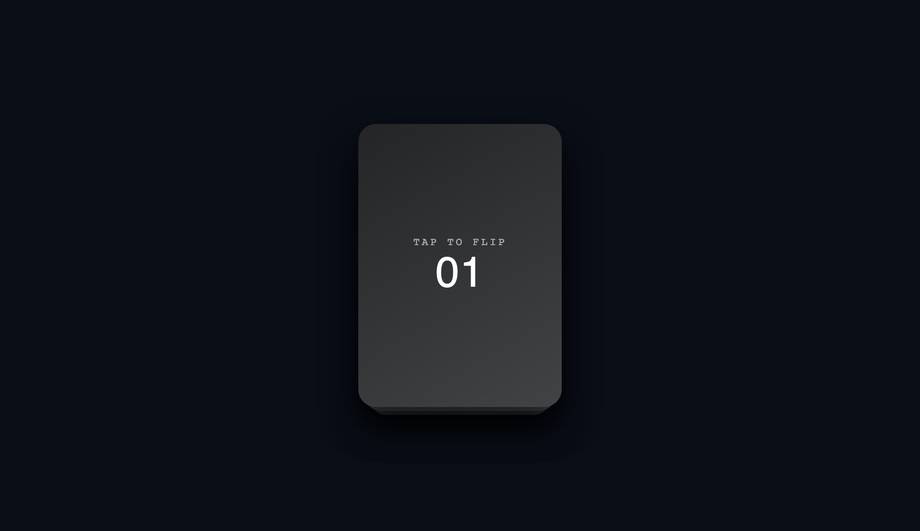 3D Flip Stack — preview