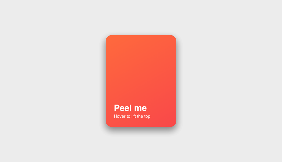 Peel Back — preview