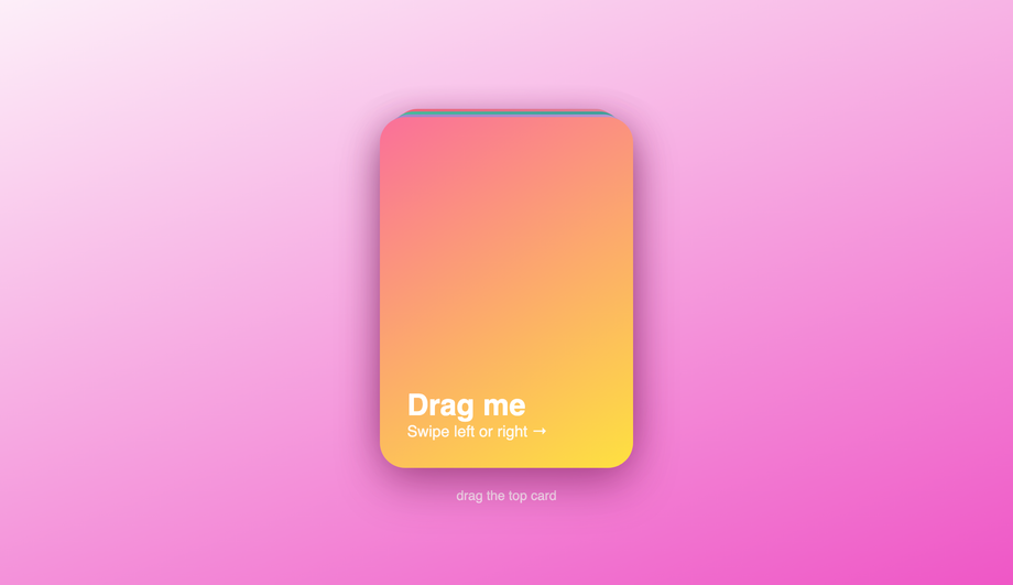 Swipe Stack — preview