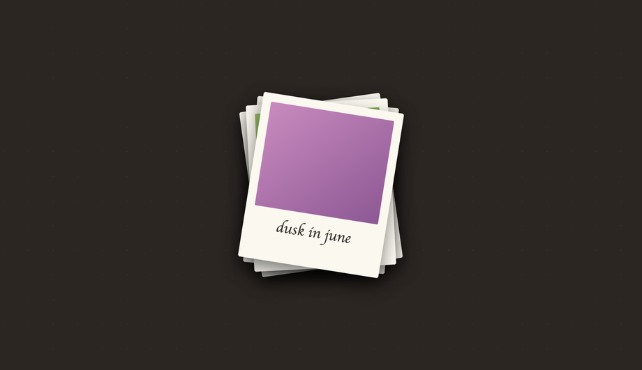 Tilted Polaroids — preview