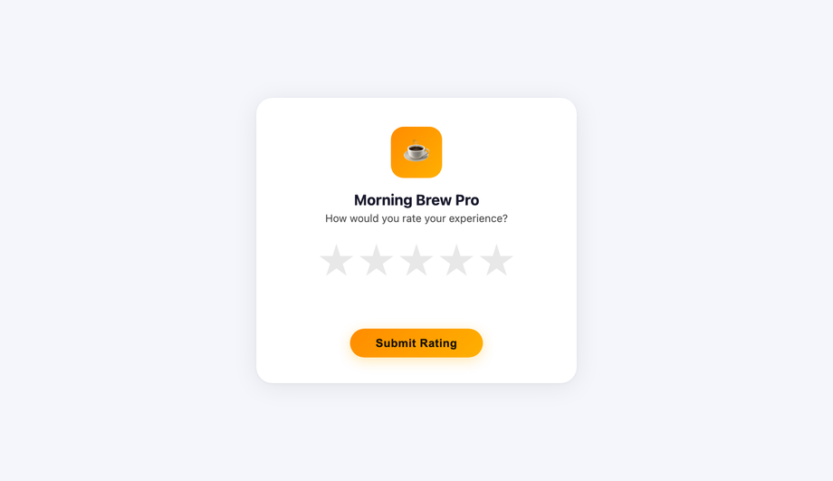 Pure CSS Interactive Star Rating — preview