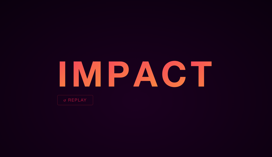 CSS Split Text Explosion Animation — preview