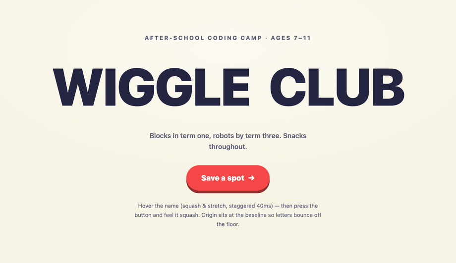 Elastic / Rubber Band Bounce — preview