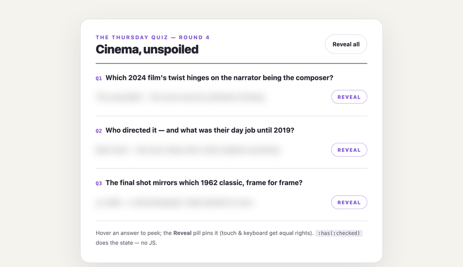 Reveal Hidden Text / Spoiler Reveal — preview