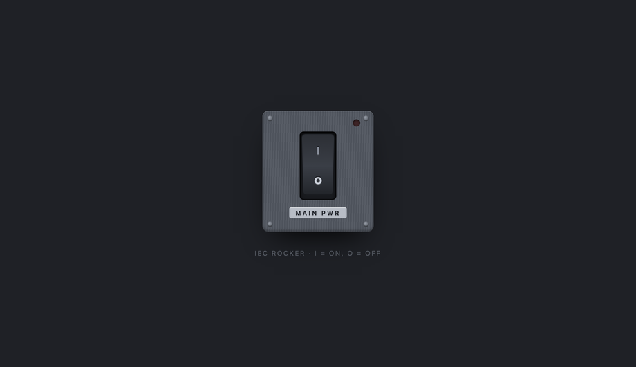 Industrial Rocker I/O Switch — preview