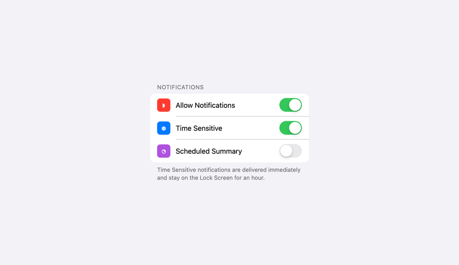 iOS Light Mode Settings List — preview