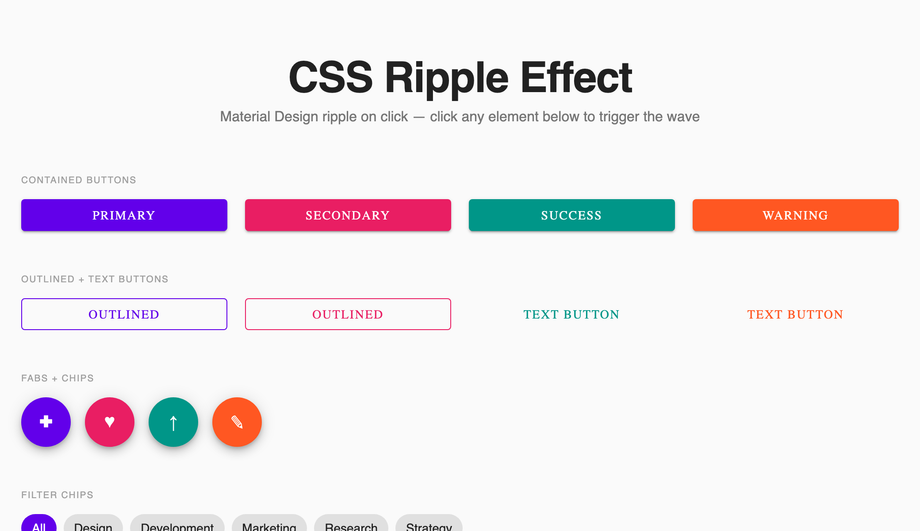 Ripple Effect on Click — preview