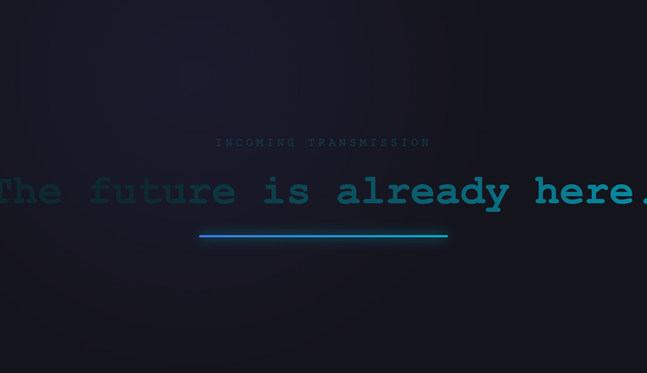 CSS Typewriter Gradient Highlight Sweep — preview