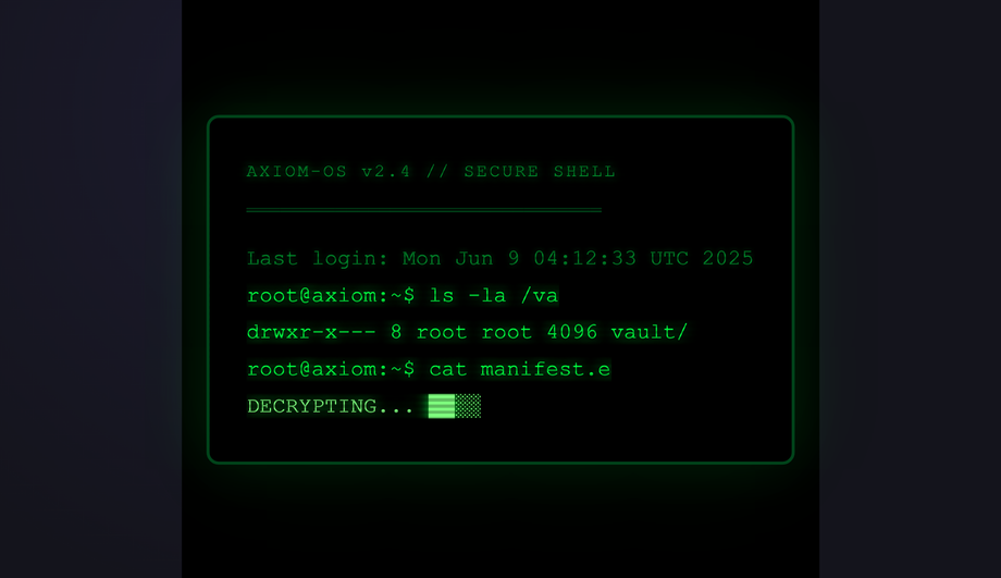 CSS Typewriter Neon Terminal — preview