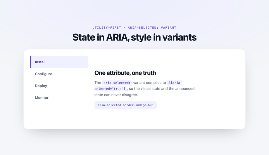 Tailwind CSS Vertical Tabs — preview